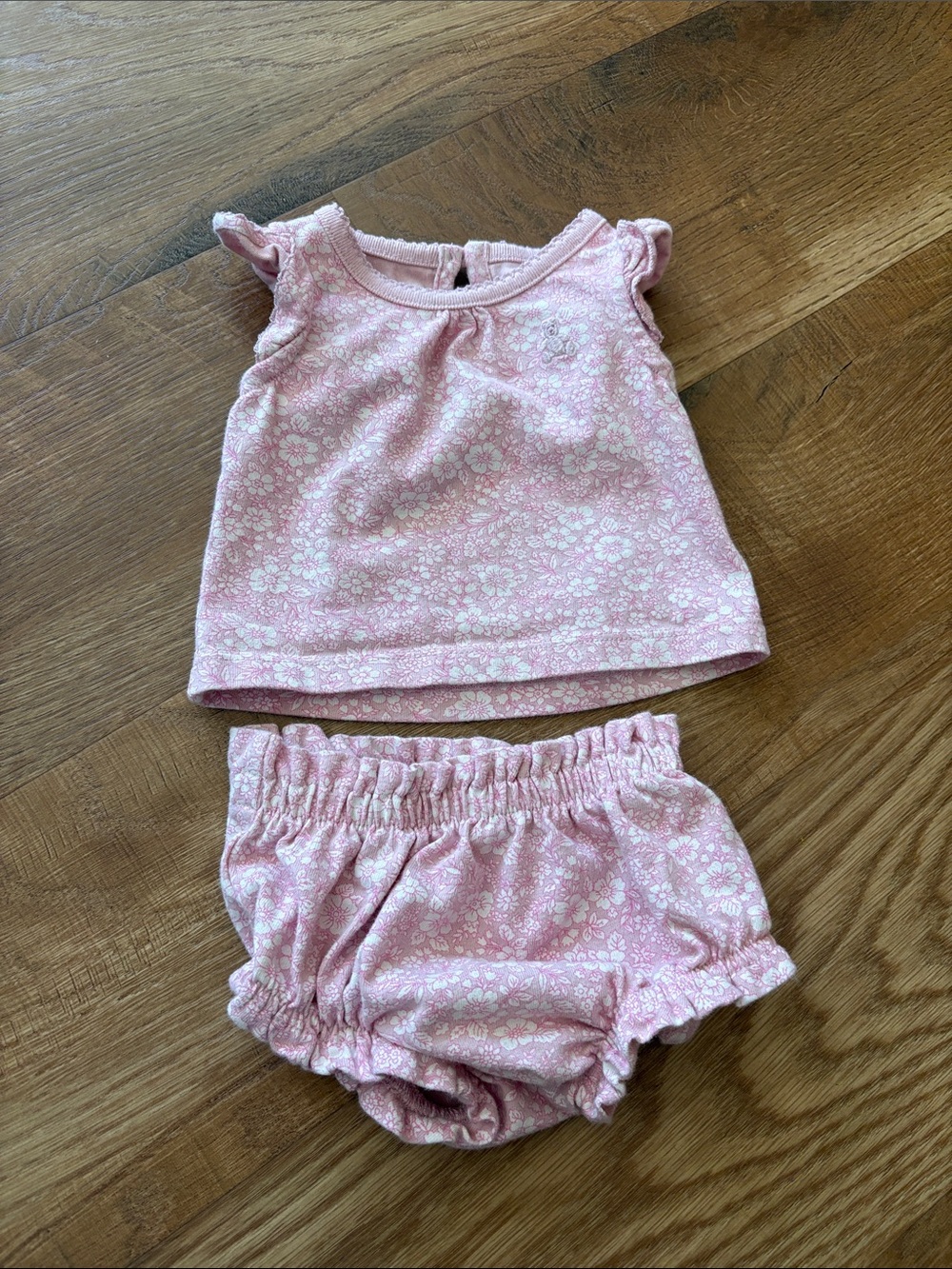 GAP Pink Floral Baby Matching Set